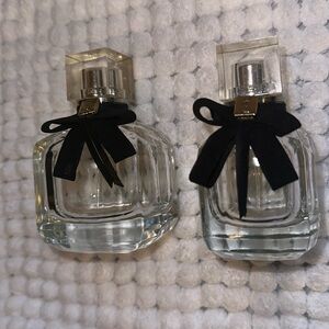 Empty YSL perfume bottle